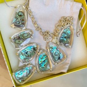 Kendra Scott Harlow Necklace Abalone Shell